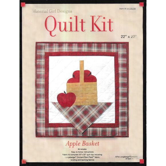 Apple Basket Quilt Kit by Material Girl Designs - Picture 1 of 3